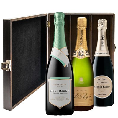 The Demi Sec Collection Treble Luxury Gift Boxed Champagne
